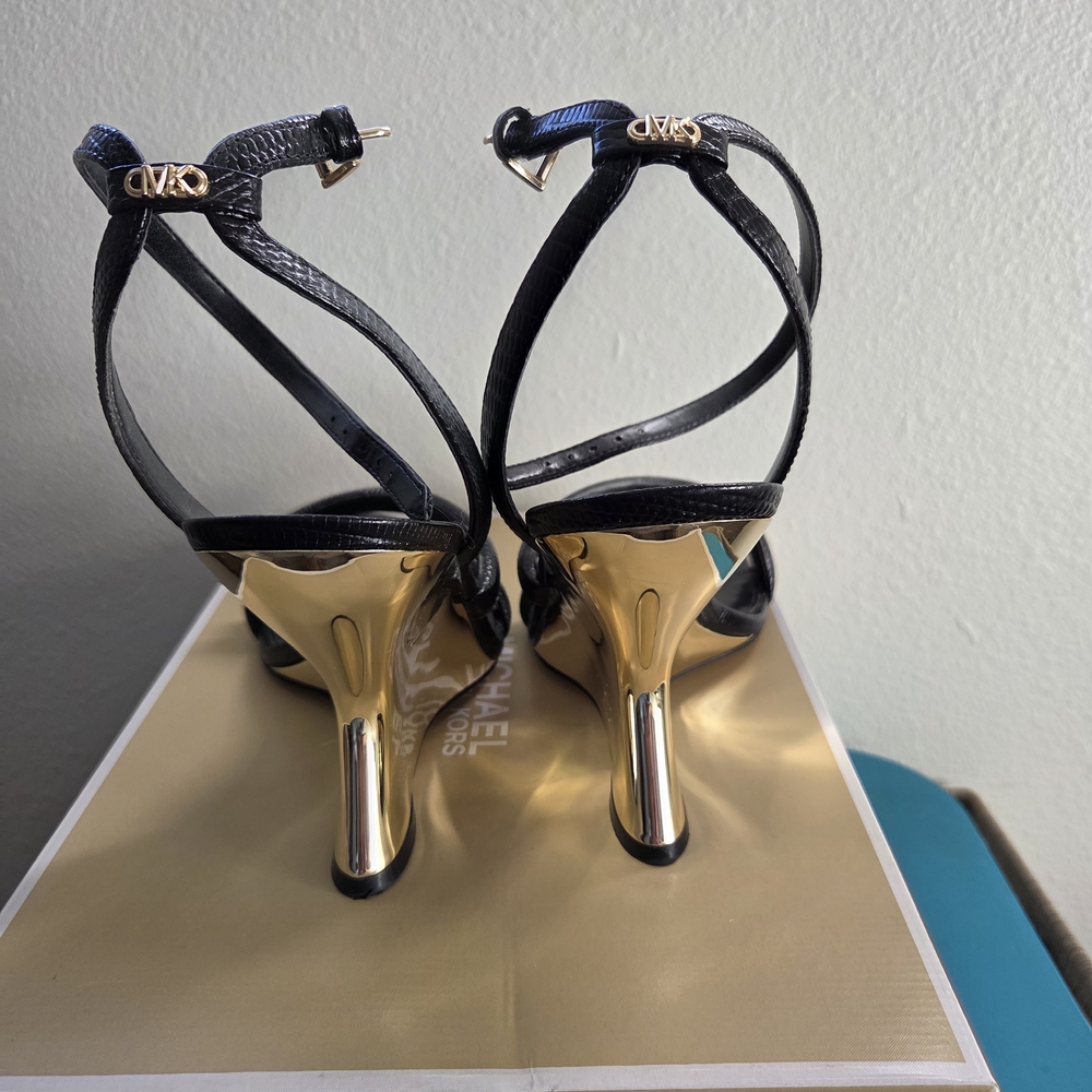 Michael Kors Black Strappy Sandals - Picture 6 of 6